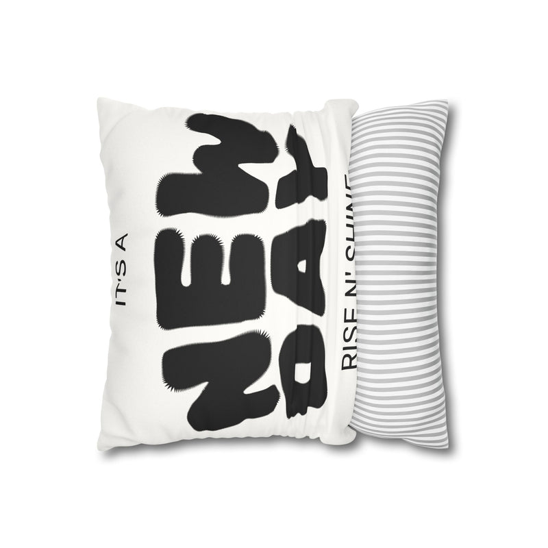 Warm Embrace Faux Suede Pillowcase – Mother and Child Sun Design