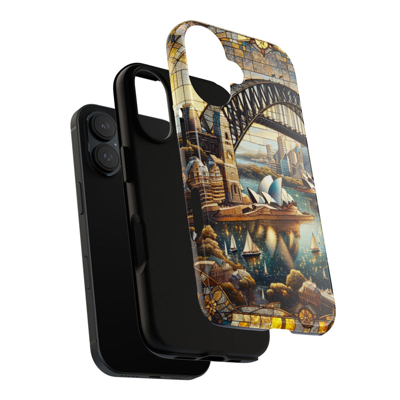Sydney Mosaic Tough Phone Case - Durable Protection with Scenic Design