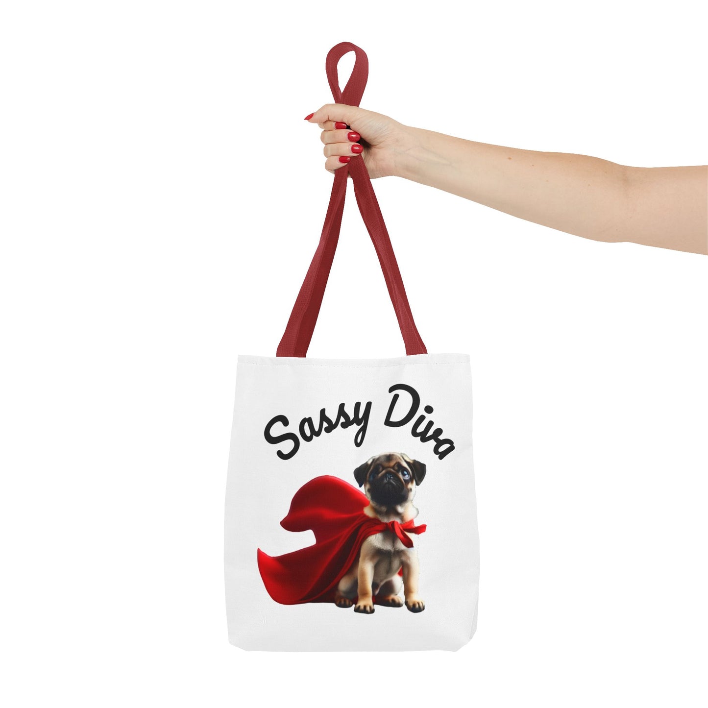 Sassy Diva Tote Bag, Stylish Eco-Friendly Bag, Pet Lover Gift, Dog Mom Accessory, Fun Shopping Bag, Animal Themed Purse