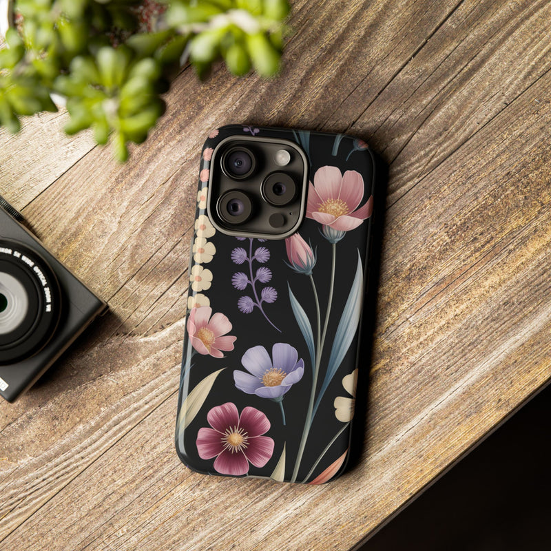 Floral Phone Case - Tough Cases with Elegant Botanical Design