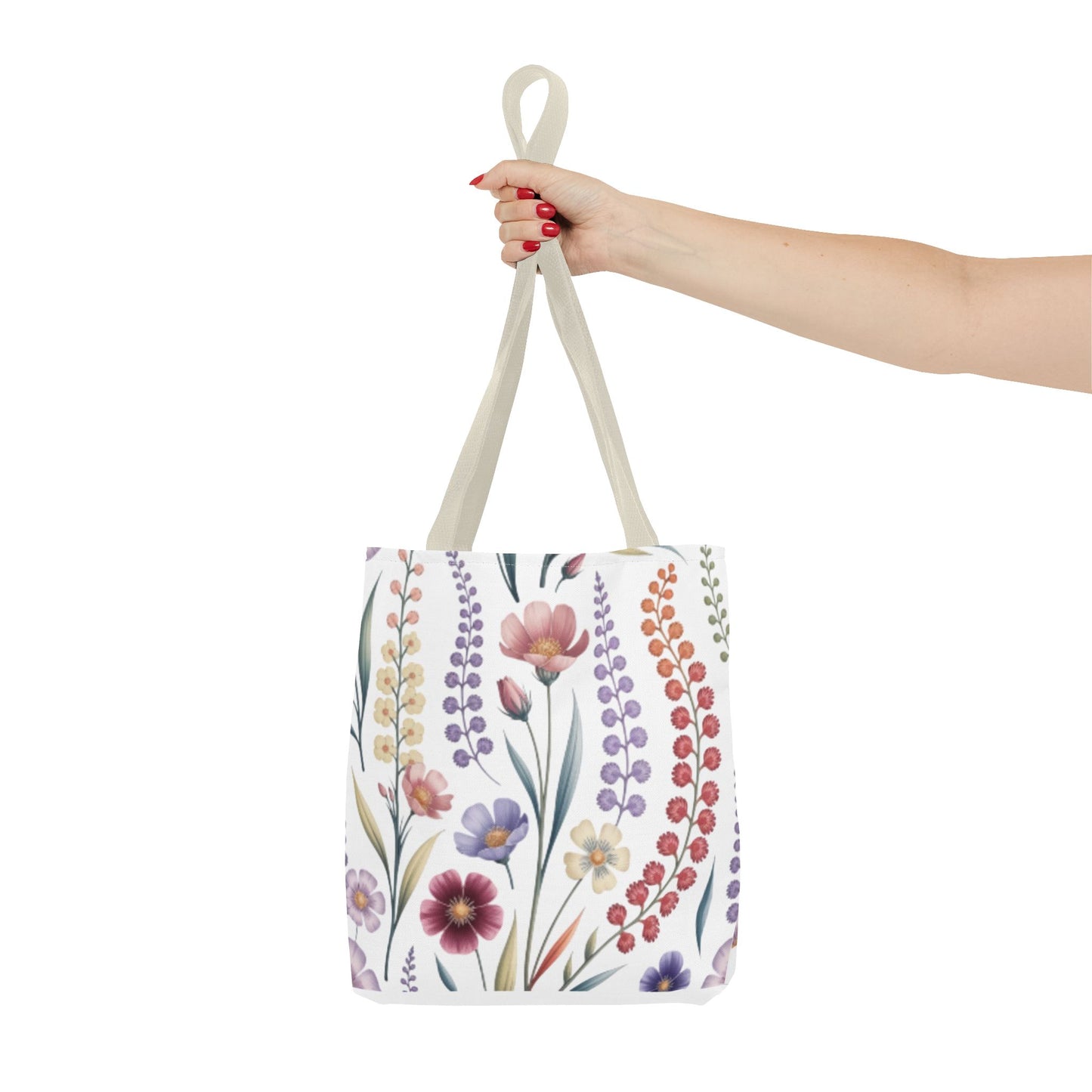 Floral Tote Bag, Stylish Shopping Bag, Reusable Grocery Tote, Summer Outing Purse, Eco-Friendly Gift, Flower Pattern Accessory