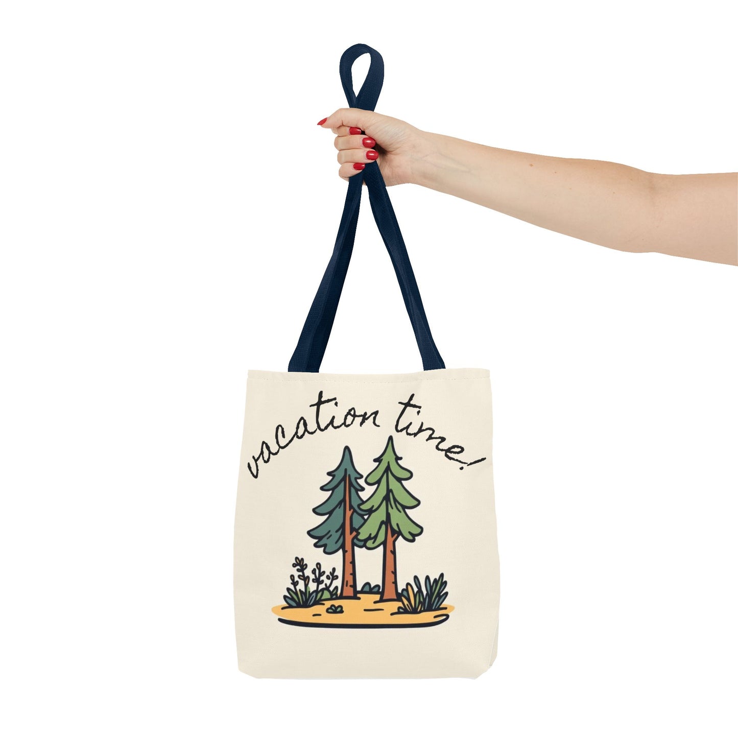 Vacation Time Tote Bag - Nature-Inspired Beach & Travel Accessory