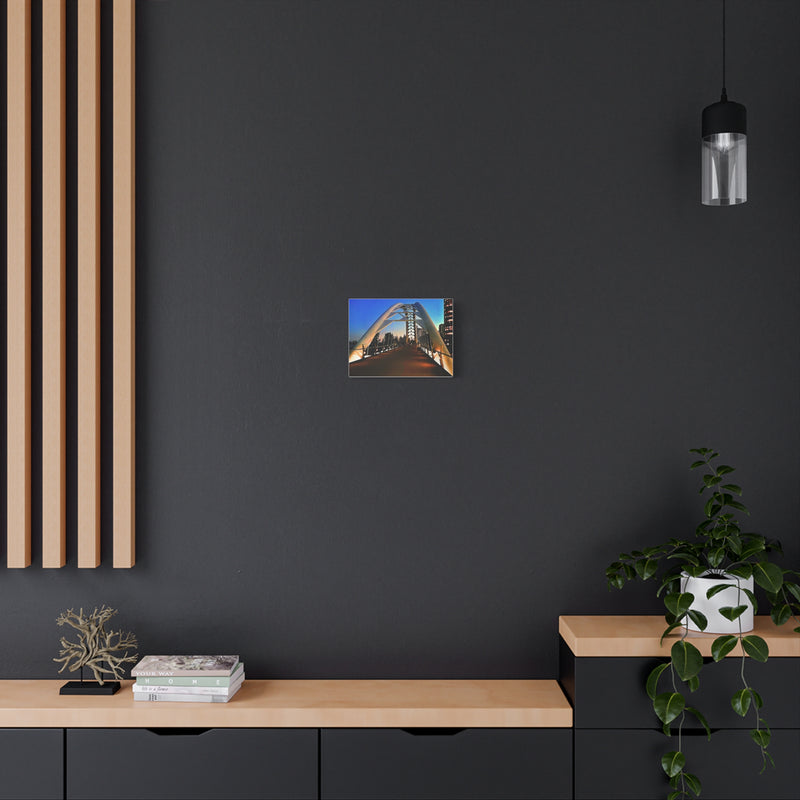 Modern Bridge Canvas Wall Art - Stunning Stretched Matte Print for Elegant Home Décor