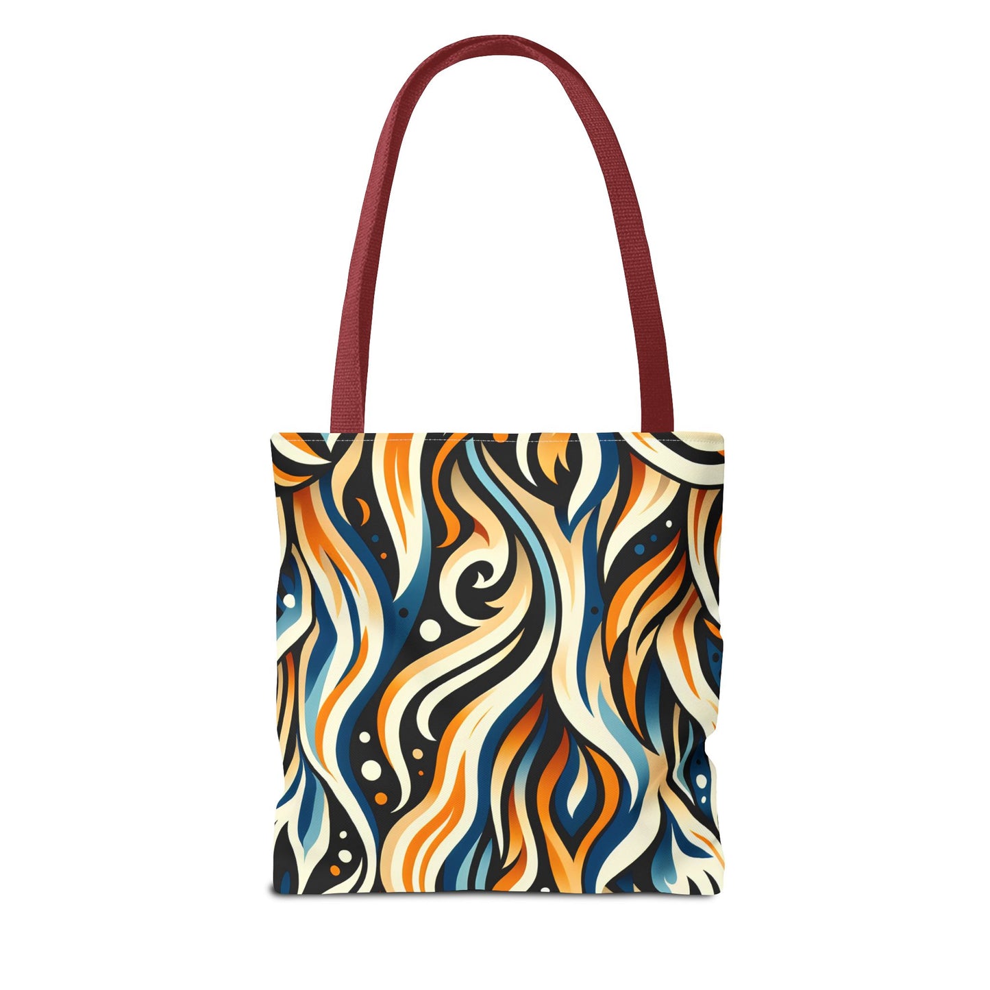 Vibrant Boho Tote Bag - Colorful AOP Design, Beach Essential, Everyday Carry, Gift Idea, Stylish and Functional