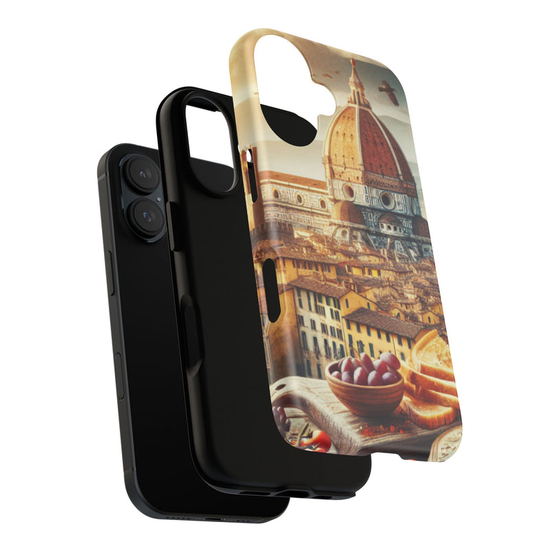 Florence Inspired Tough Phone Case - Italian Landscape Design