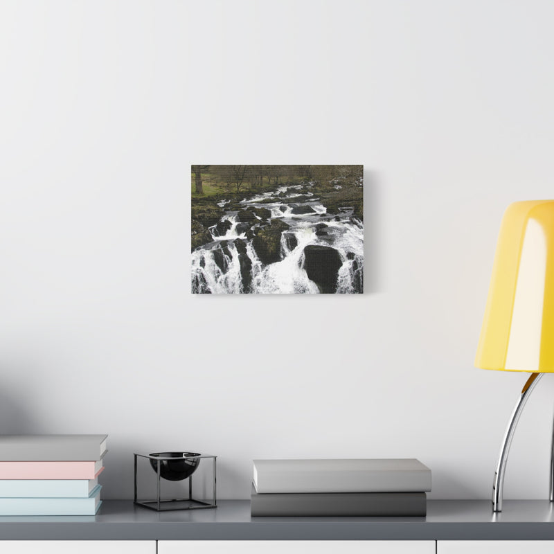 Nature-Inspired Wall Art Canvas Print, Perfect for Home Decor, Gift for Nature Lovers, Living Room Decoration, Serene River Scene