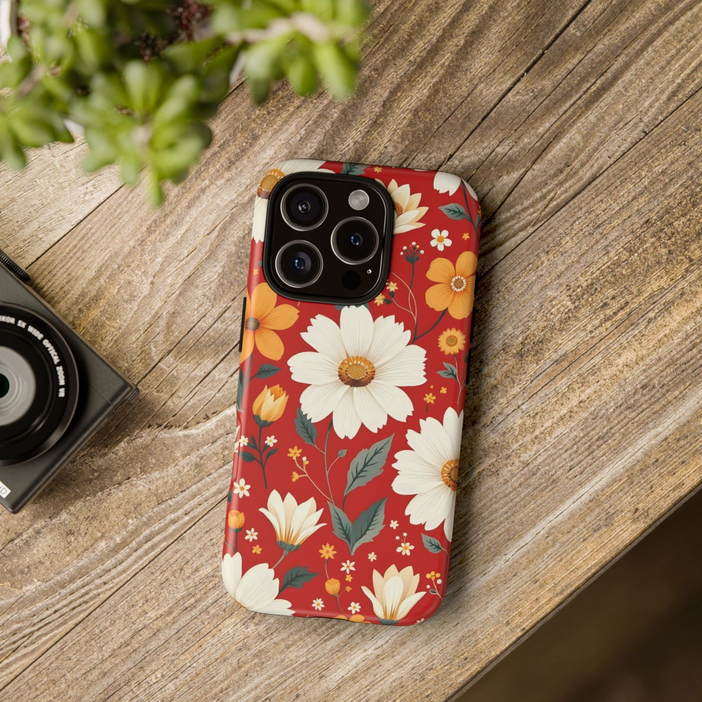 Floral Tough Phone Case | Durable Protection with Vibrant Flowers