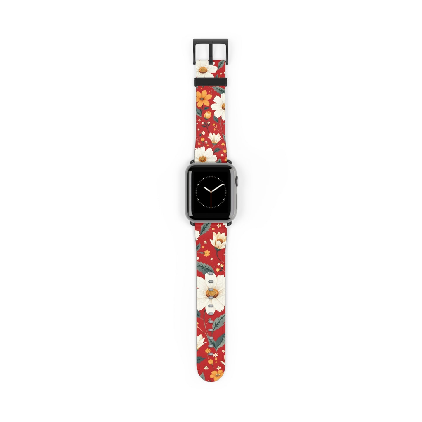 Floral Pattern Watch Band - Stylish & Vibrant Accessory for Everyday Use