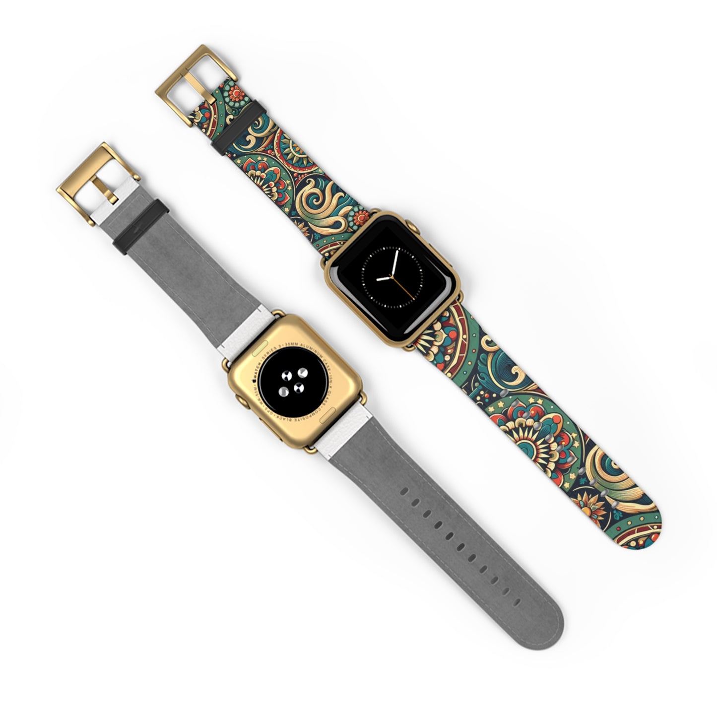 Bohemian Floral Watch Band - Stylish Accessory for Everyday Wear, Fitness Tracker, Gift for Her, Holiday Present, Unique Style