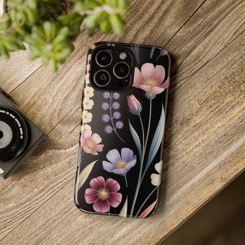 Floral Phone Case - Tough Cases with Elegant Botanical Design
