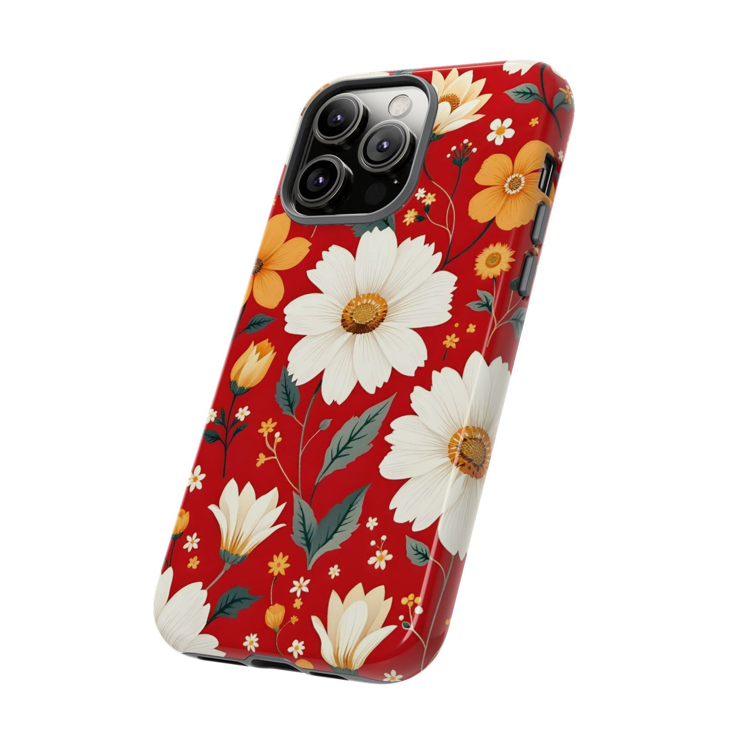 Floral Tough Phone Case | Durable Protection with Vibrant Flowers