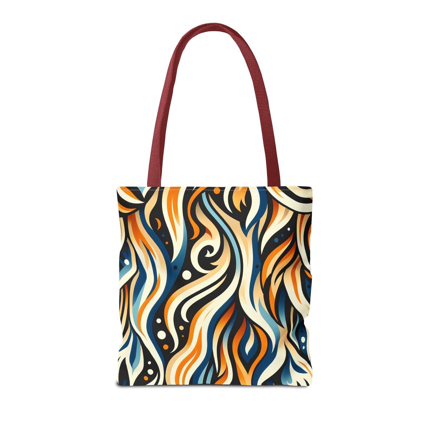 Vibrant Boho Tote Bag - Colorful AOP Design, Beach Essential, Everyday Carry, Gift Idea, Stylish and Functional