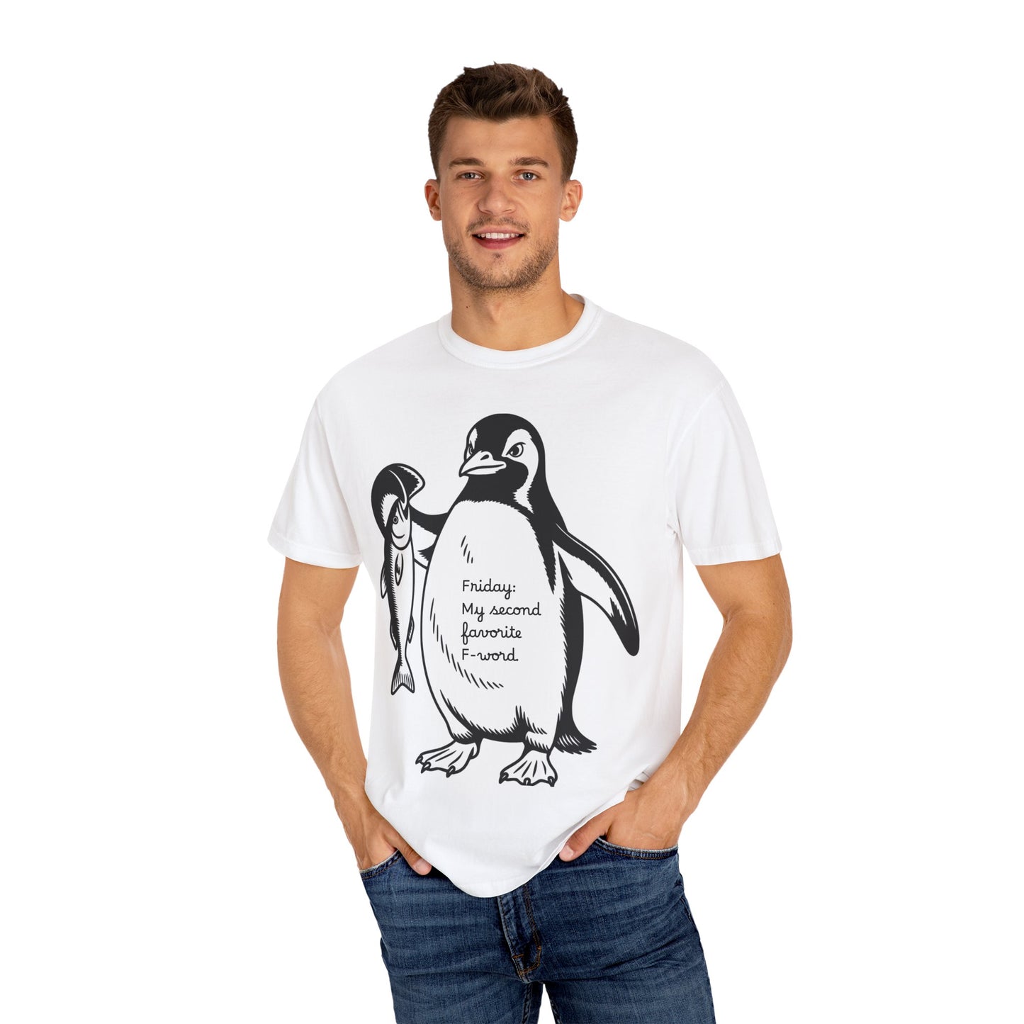 Funny Penguin T-Shirt - Friday My Second Favorite F-Word