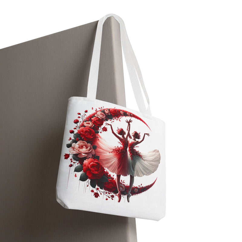 Elegant Floral Ballerina Tote Bag - Perfect for Dance Lovers & Special Occasions