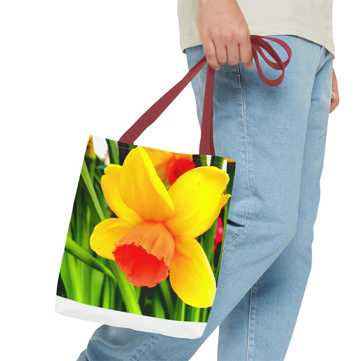 Bright Floral Tote Bag (AOP)
