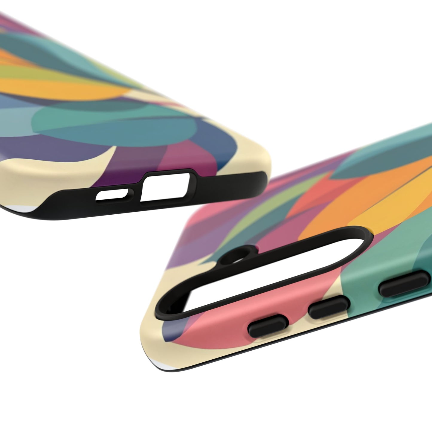 Colorful Leaf Phone Case, Tough TPU Cover, Eco-Friendly Design, Perfect Gift for Nature Lovers, Vibrant Floral Style