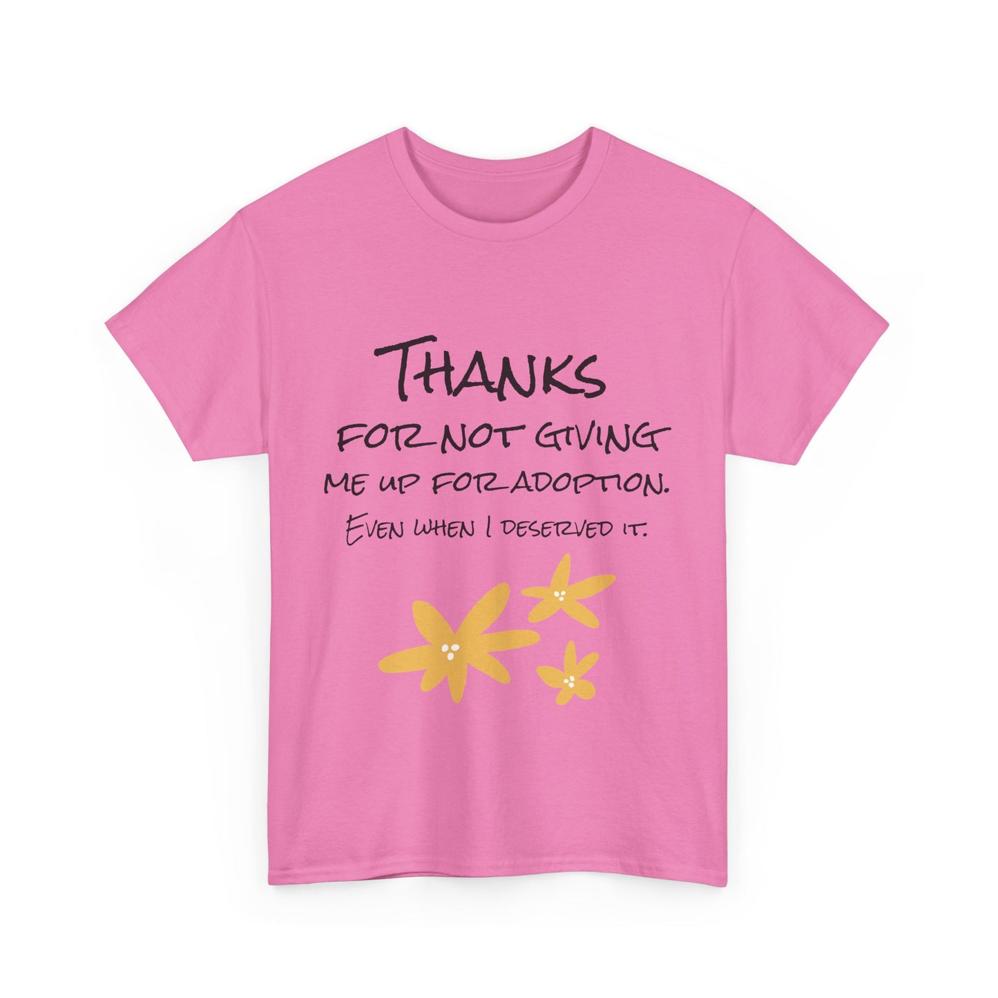 Thank You Unisex Heavy Cotton Tee - Perfect for Mother's Day!