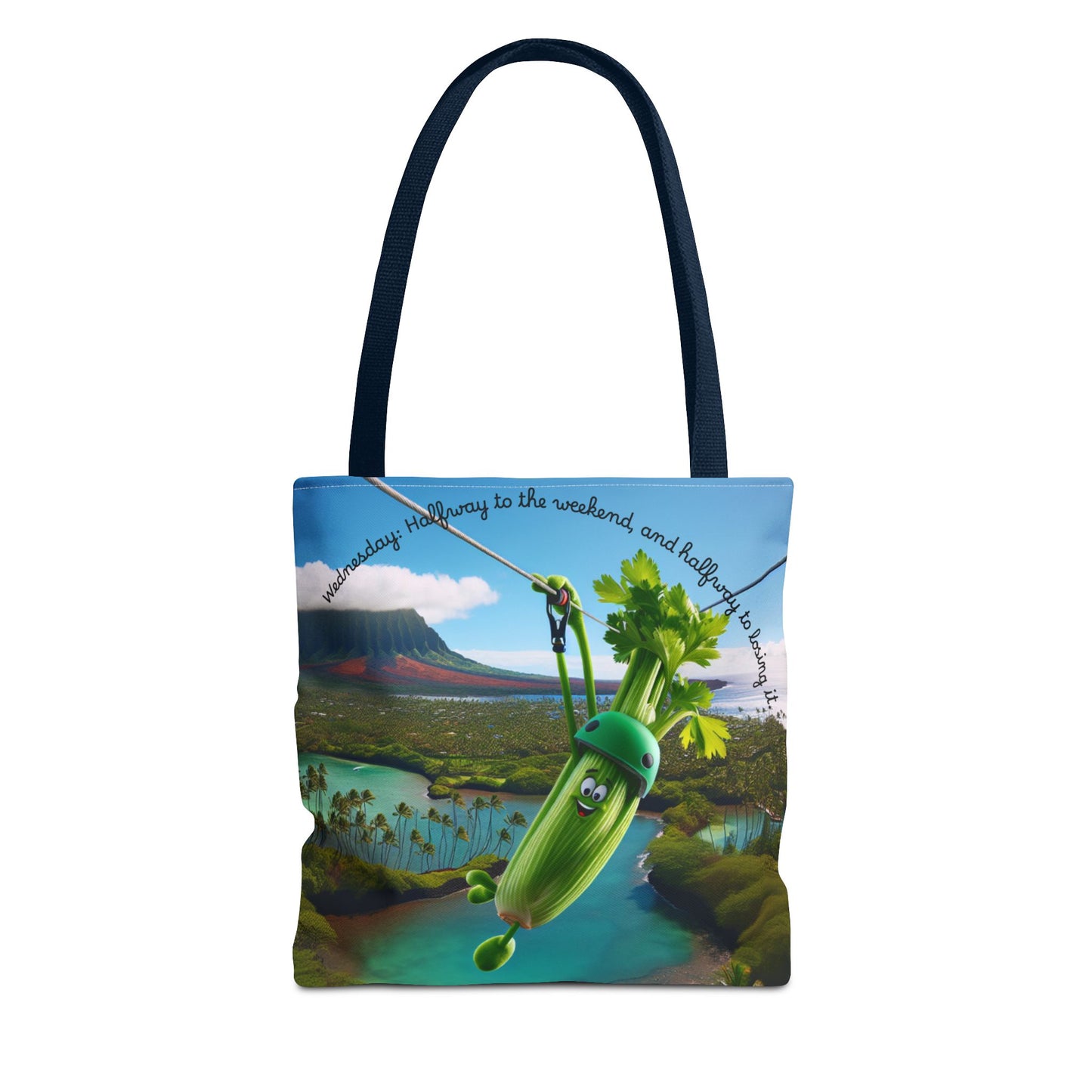 Whimsical Vegetable Tote Bag - Perfect for Weekend Adventures!