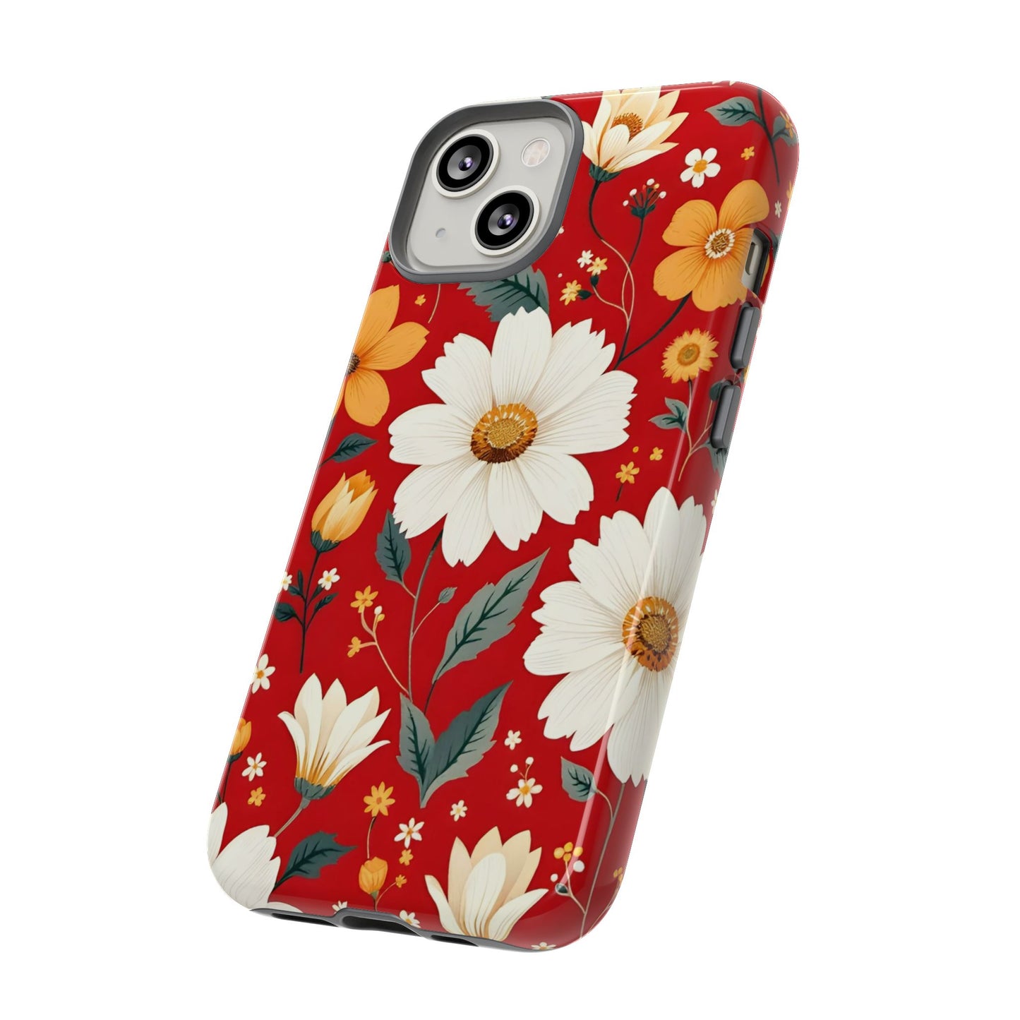 Floral Tough Phone Case | Durable Protection with Vibrant Flowers