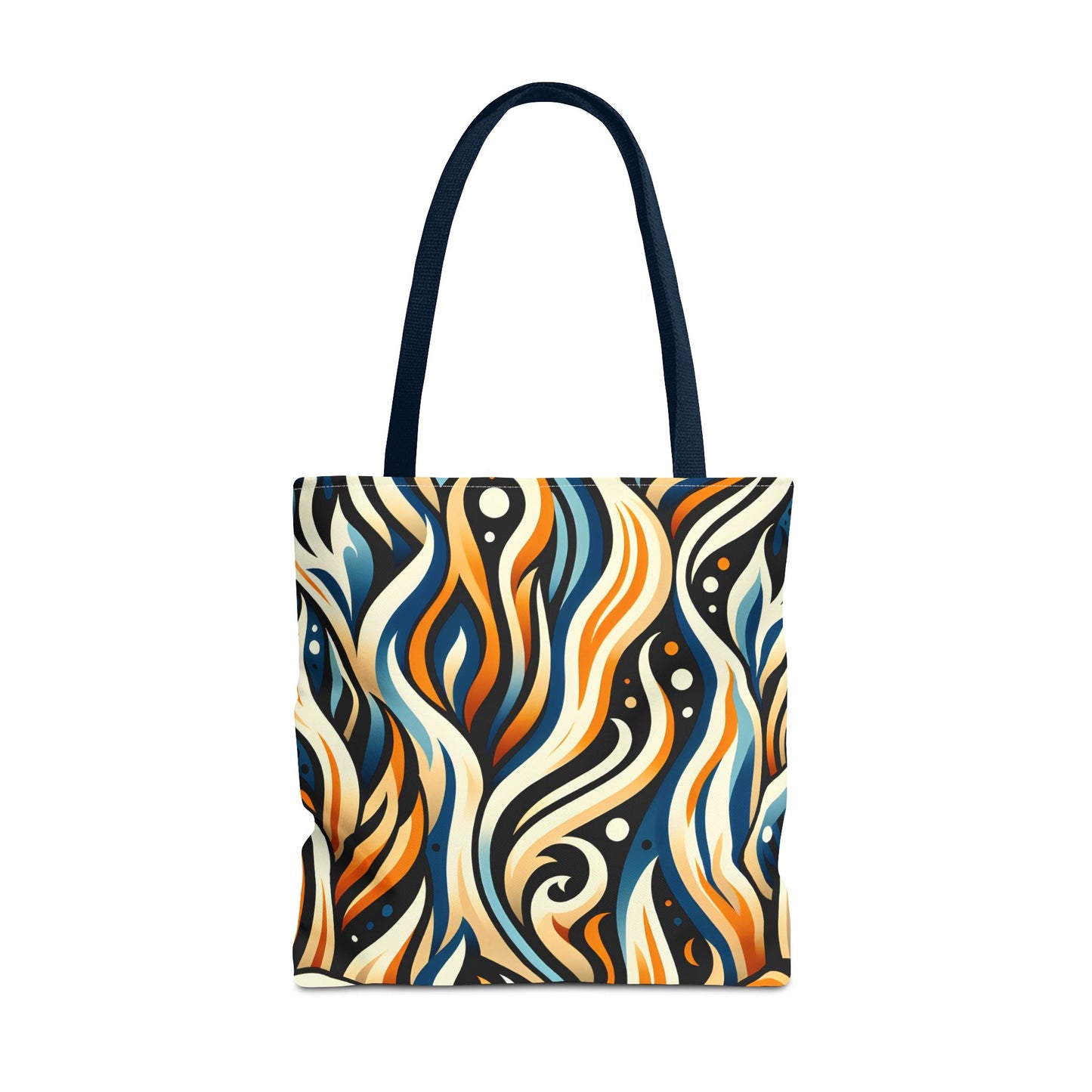 Vibrant Boho Tote Bag - Colorful AOP Design, Beach Essential, Everyday Carry, Gift Idea, Stylish and Functional