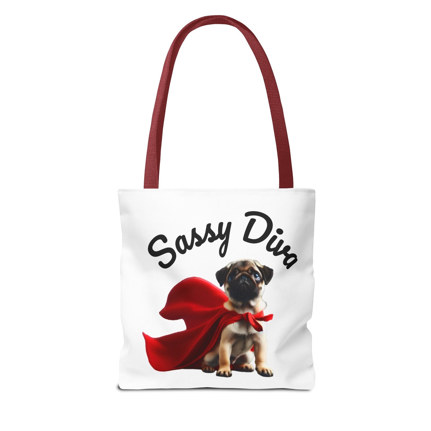 Sassy Diva Tote Bag, Stylish Eco-Friendly Bag, Pet Lover Gift, Dog Mom Accessory, Fun Shopping Bag, Animal Themed Purse