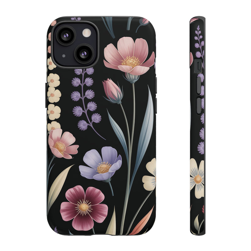 Floral Phone Case - Tough Cases with Elegant Botanical Design