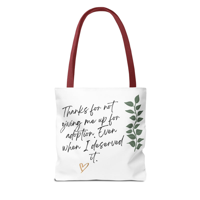 Heartfelt Quote Tote Bag - Perfect Gift for Loved Ones