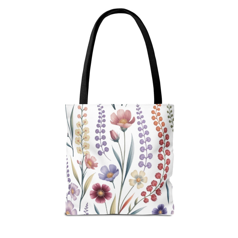 Floral Tote Bag, Stylish Shopping Bag, Reusable Grocery Tote, Summer Outing Purse, Eco-Friendly Gift, Flower Pattern Accessory