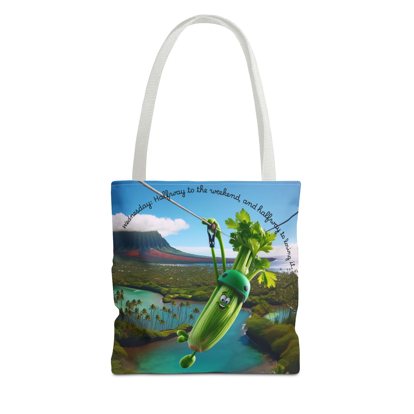 Whimsical Vegetable Tote Bag - Perfect for Weekend Adventures!