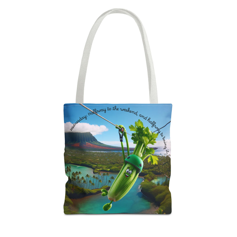 Whimsical Vegetable Tote Bag - Perfect for Weekend Adventures!
