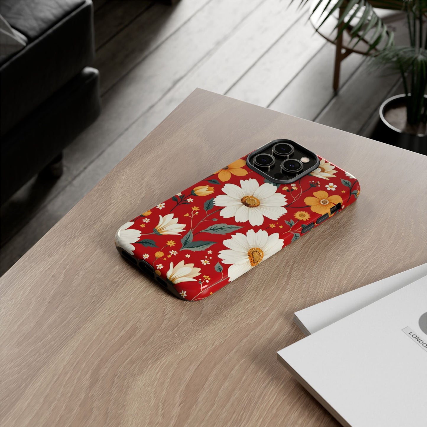 Floral Tough Phone Case | Durable Protection with Vibrant Flowers