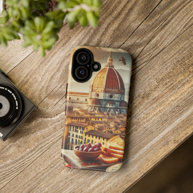 Florence Inspired Tough Phone Case - Italian Landscape Design